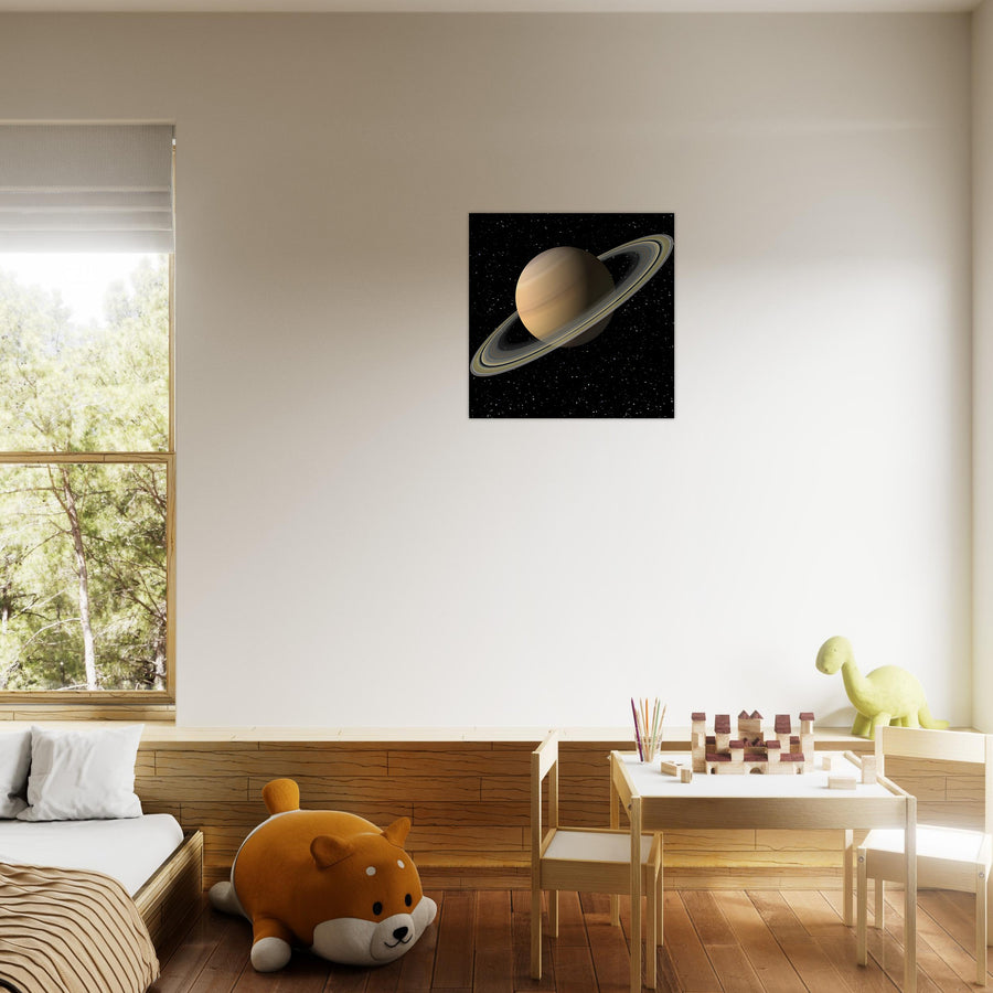 Saturn - Aluminium Poster