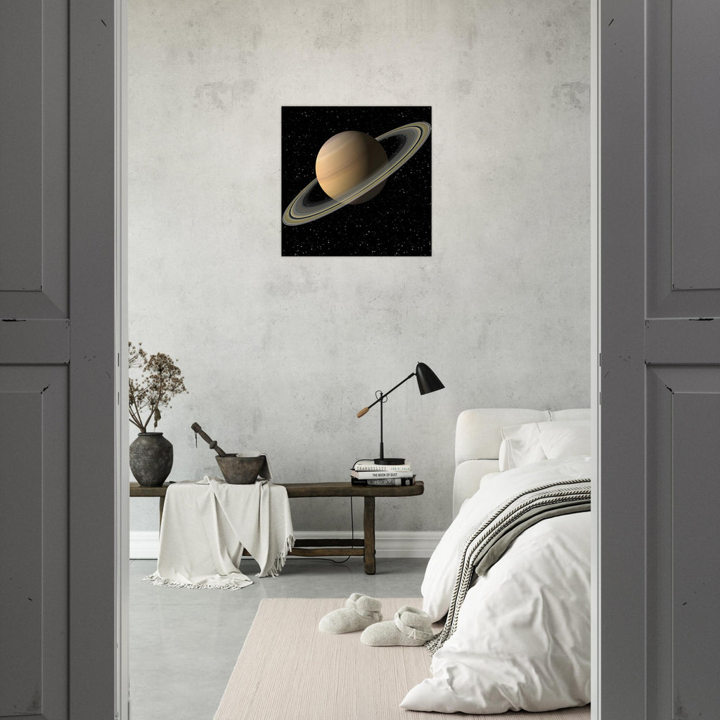 Saturn - Aluminium Poster