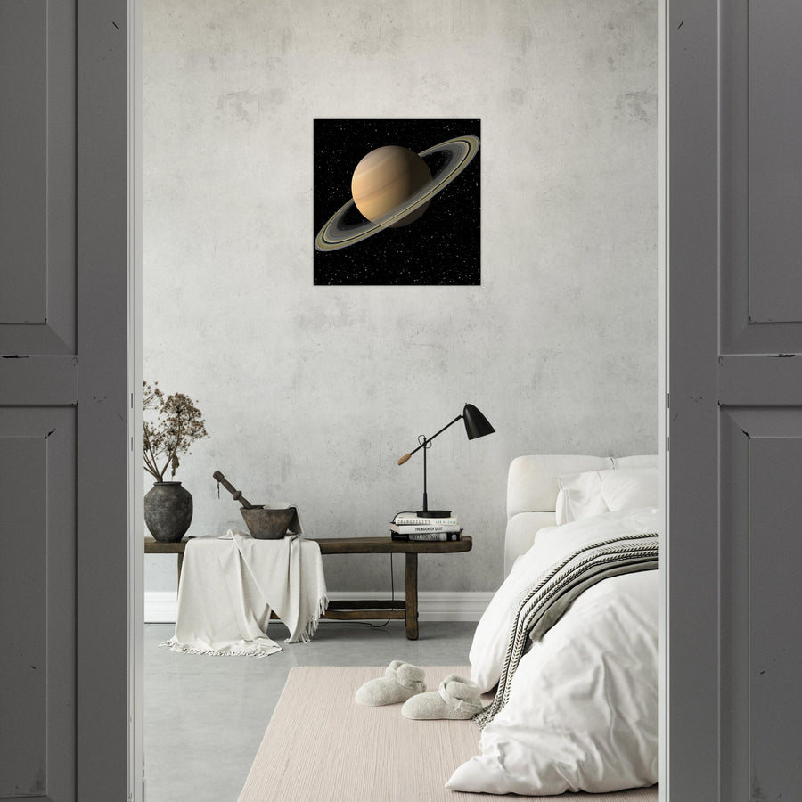 Saturn - Aluminium Poster