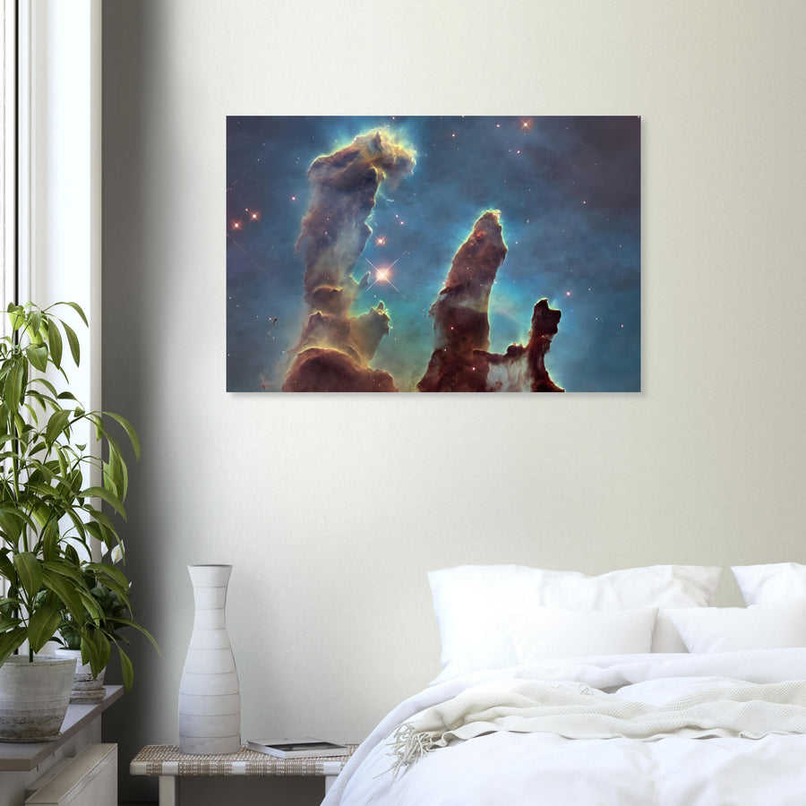 Pillars Of Creation By Hubble Space Telescope - Aluminium Poster