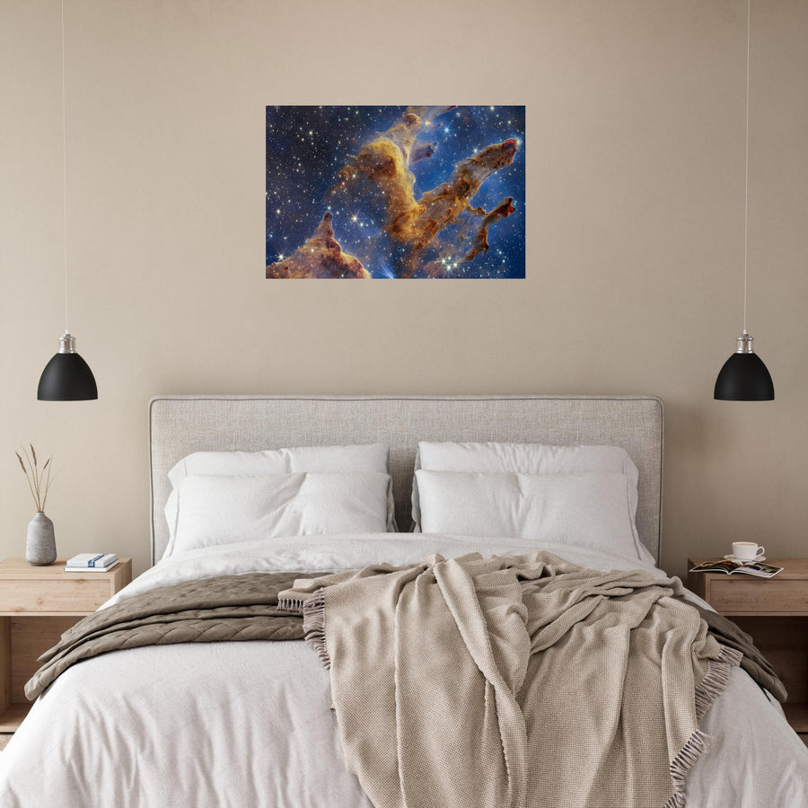 Pillars Of Creation By James Webb Space Telescope - Aluminium Poster