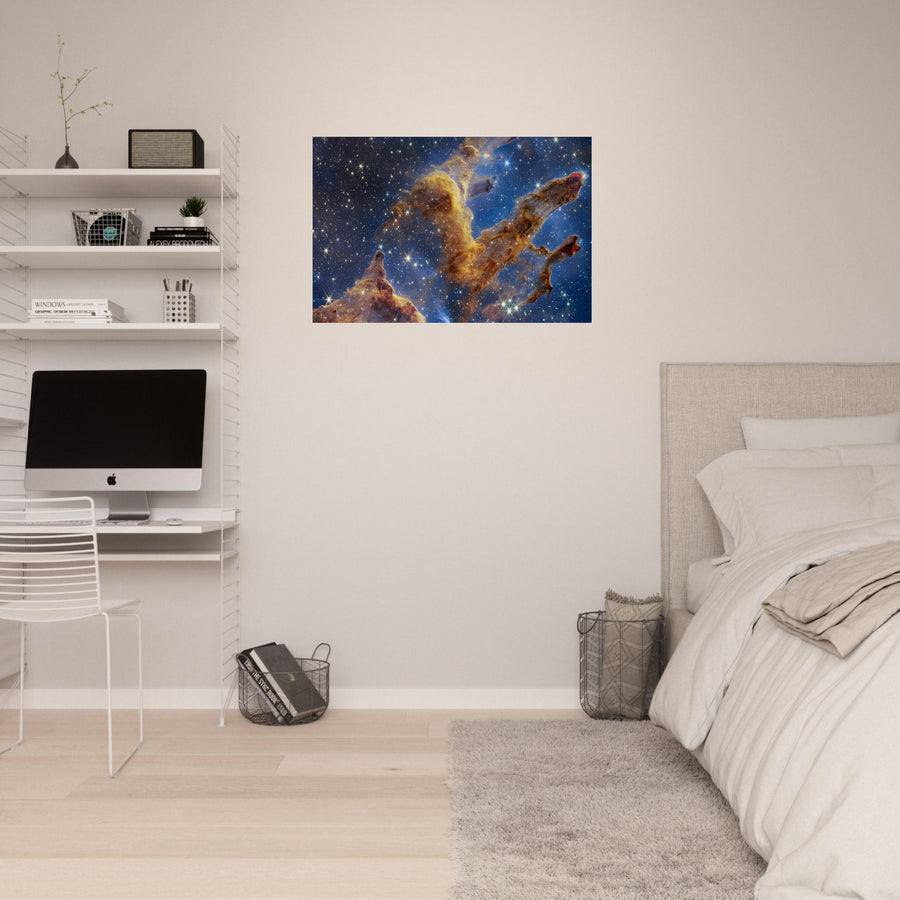 Pillars Of Creation By James Webb Space Telescope - Aluminium Poster