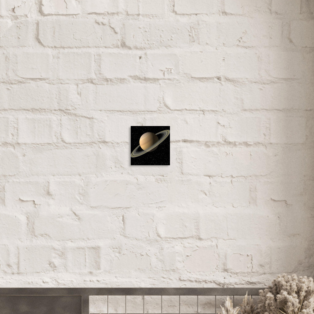 Saturn - Aluminium Poster