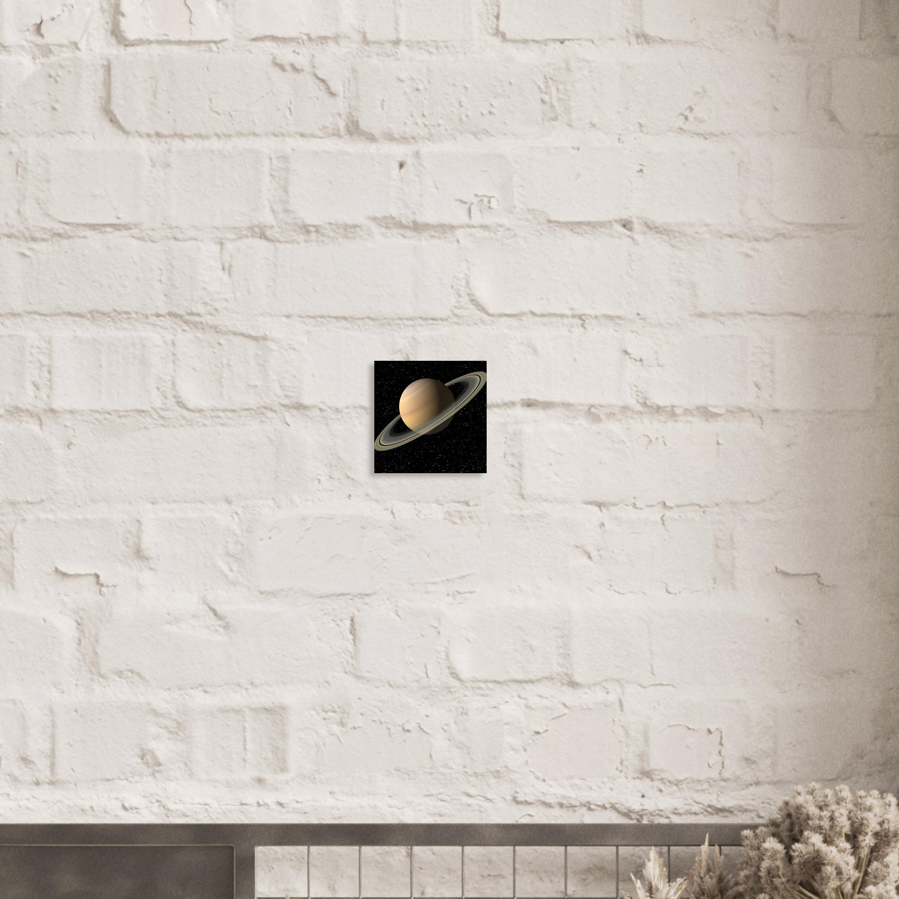 Saturn - Aluminium Poster