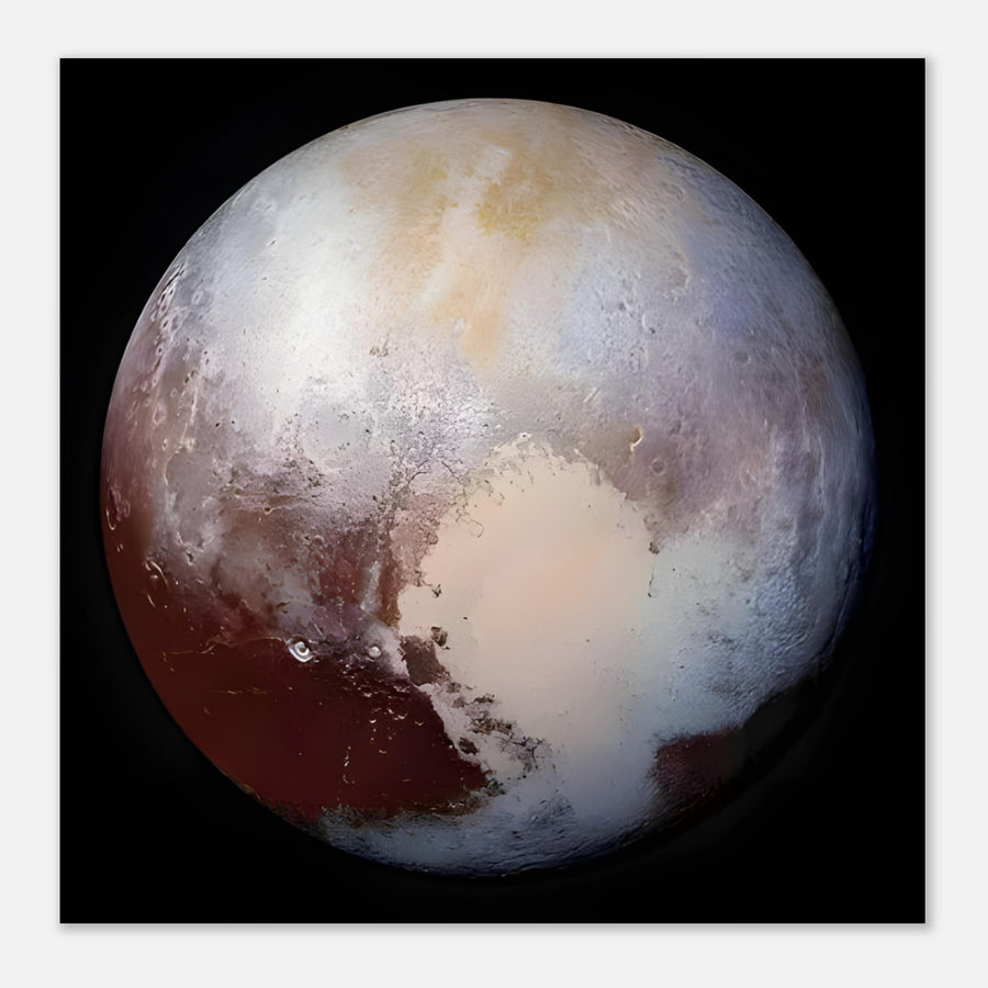 Pluto - Aluminium Poster
