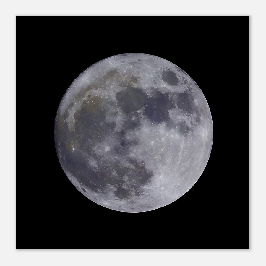 The Moon - Aluminium Poster