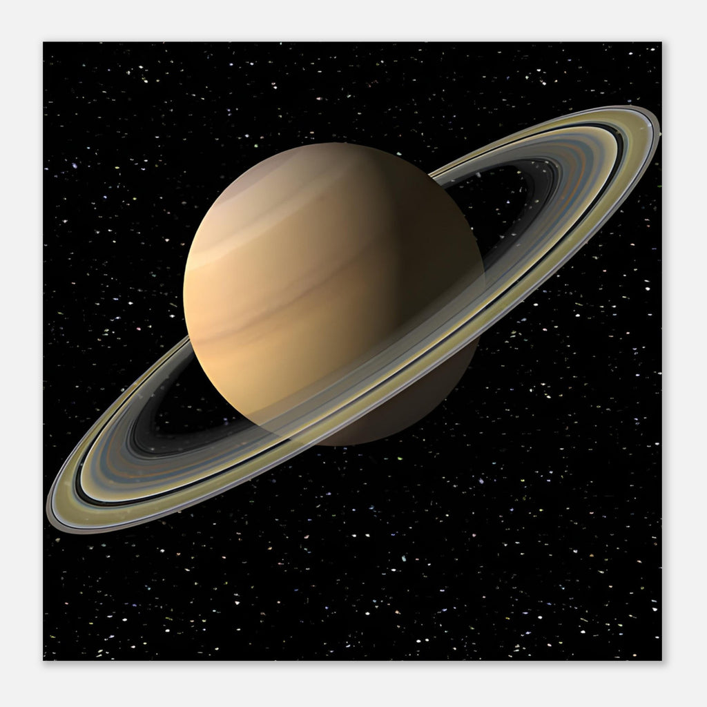 Saturn - Aluminium Poster