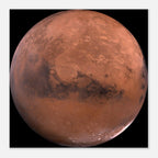 Mars - Aluminium Poster