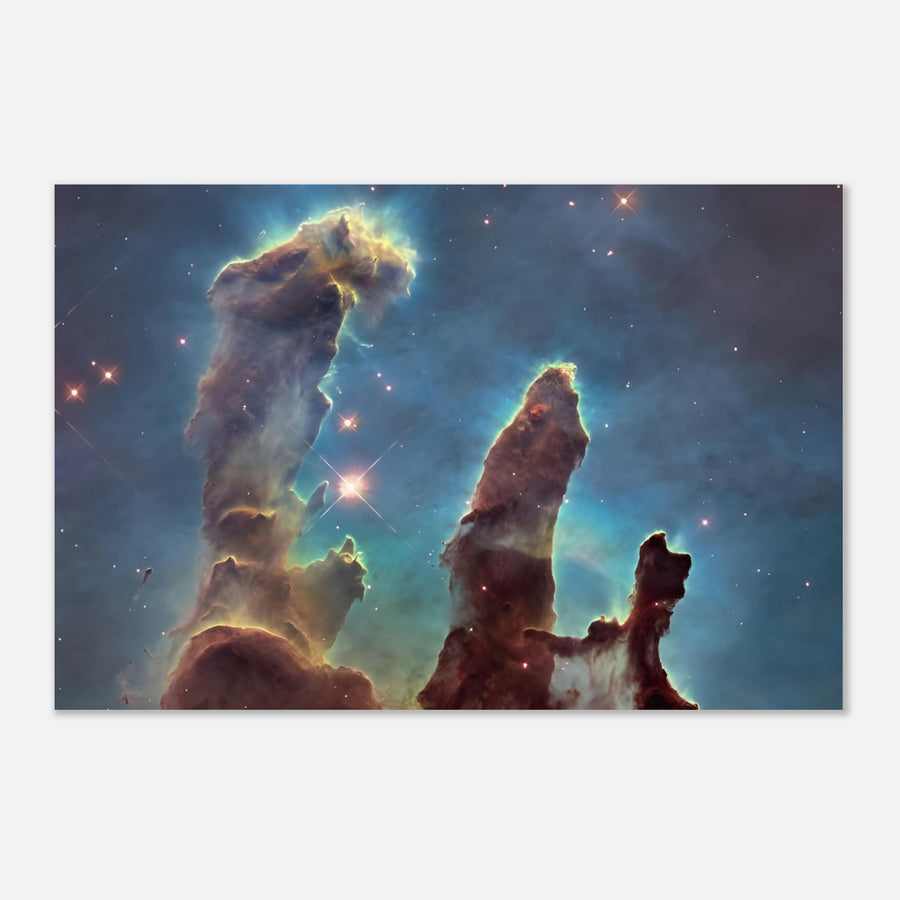 Pillars Of Creation By Hubble Space Telescope - Aluminium Poster