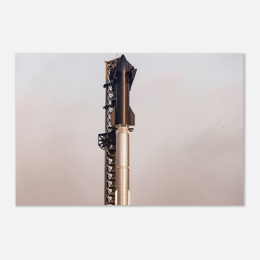Starship IFT-4 Ready For Launch - Aluminium Poster