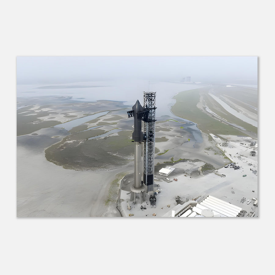 SpaceX Starship (IFT-3) - Aluminium Poster