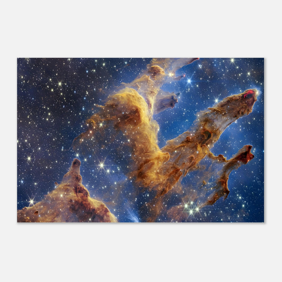 Pillars Of Creation By James Webb Space Telescope - Aluminium Poster