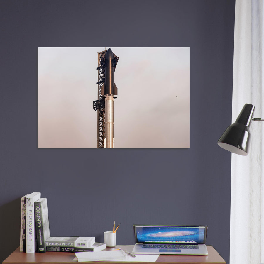 Starship IFT-4 Ready For Launch - Aluminium Poster