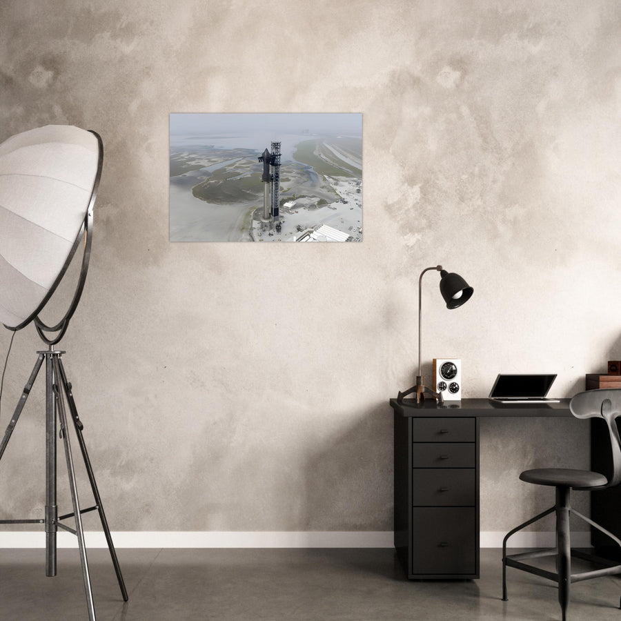 SpaceX Starship (IFT-3) - Aluminium Poster