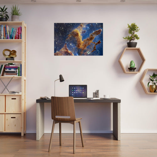 Pillars Of Creation By James Webb Space Telescope - Aluminium Poster