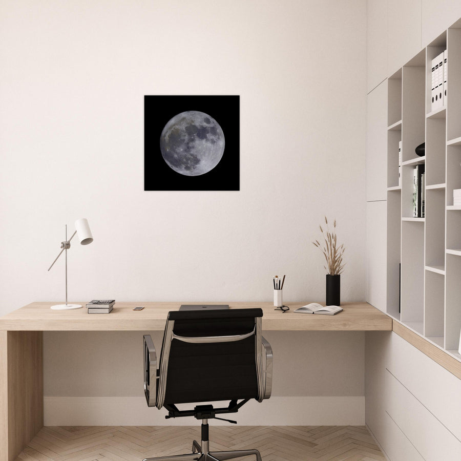 The Moon - Aluminium Poster