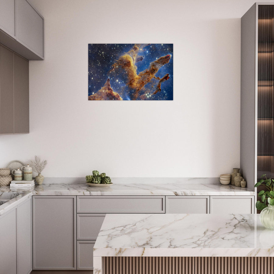 Pillars Of Creation By James Webb Space Telescope - Aluminium Poster