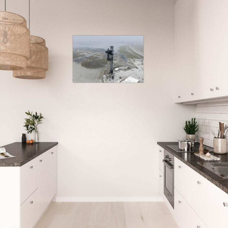 SpaceX Starship (IFT-3) - Aluminium Poster