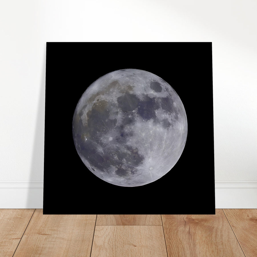 The Moon - Aluminium Poster