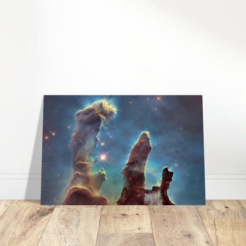 Pillars Of Creation By Hubble Space Telescope - Aluminium Poster