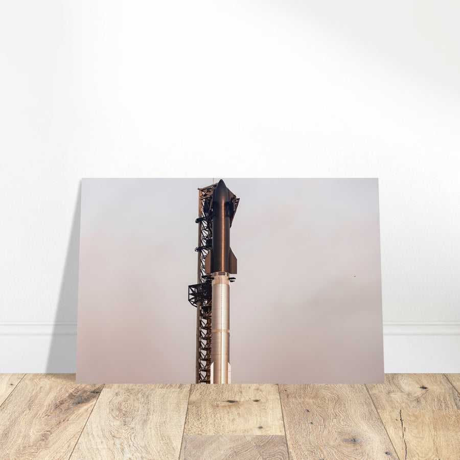 Starship IFT-4 Ready For Launch - Aluminium Poster
