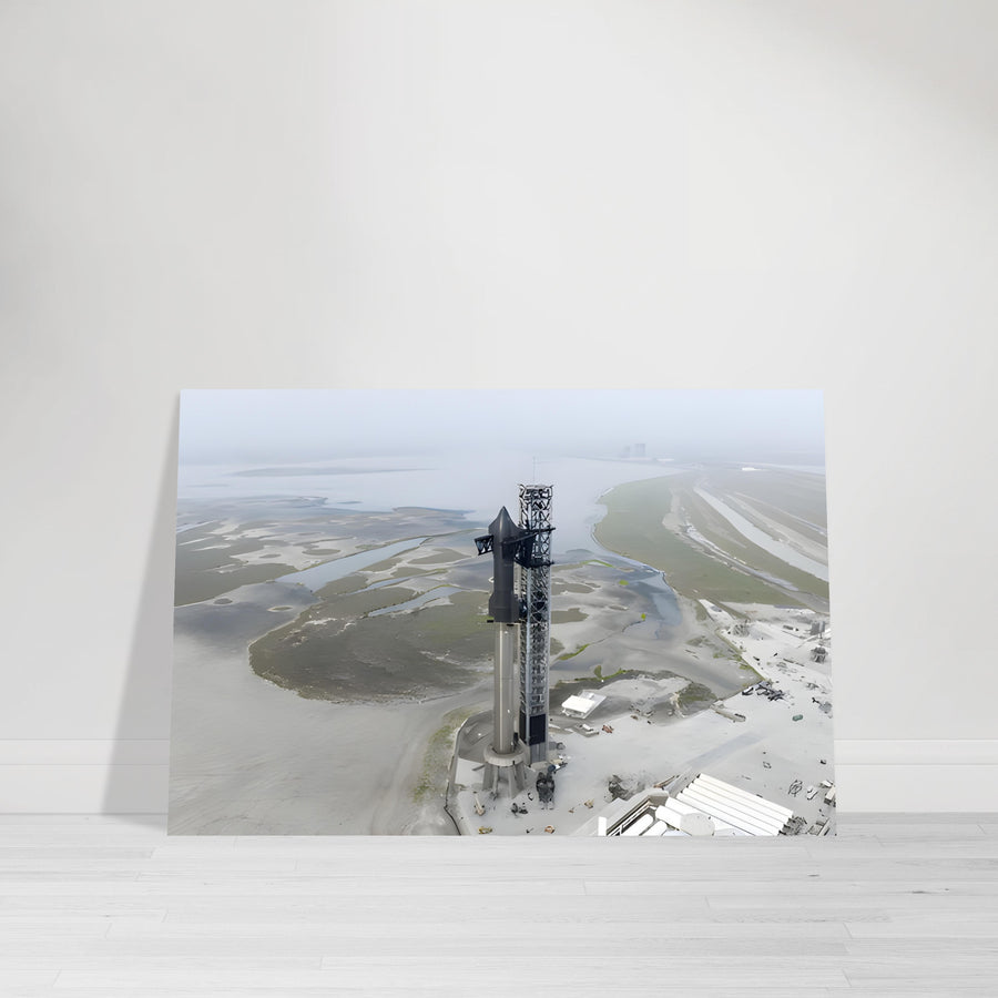 SpaceX Starship (IFT-3) - Aluminium Poster