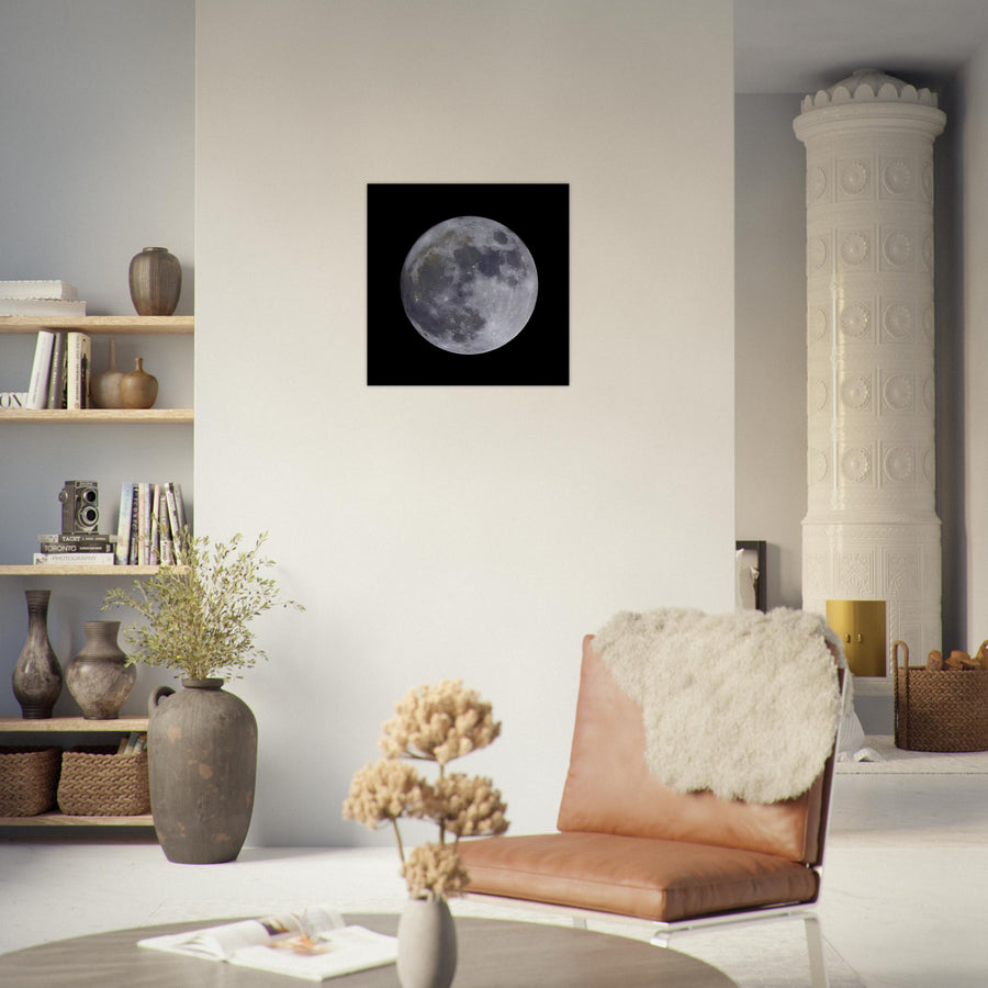 The Moon - Aluminium Poster