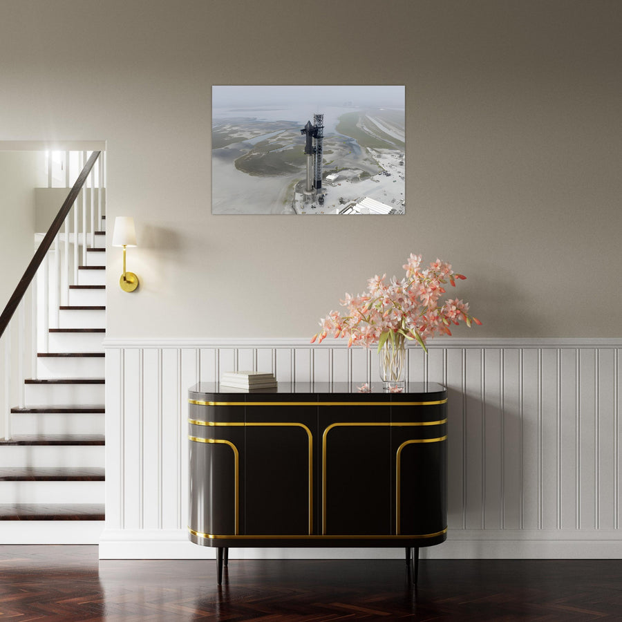 SpaceX Starship (IFT-3) - Aluminium Poster
