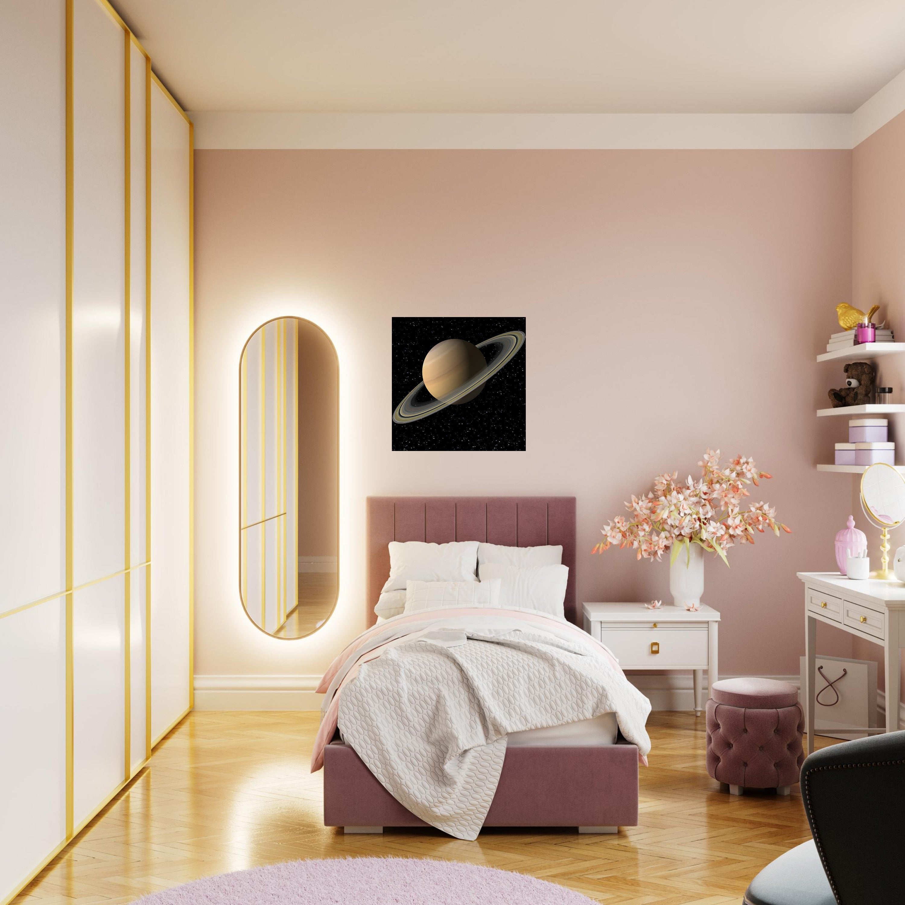 Saturn - Aluminium Poster