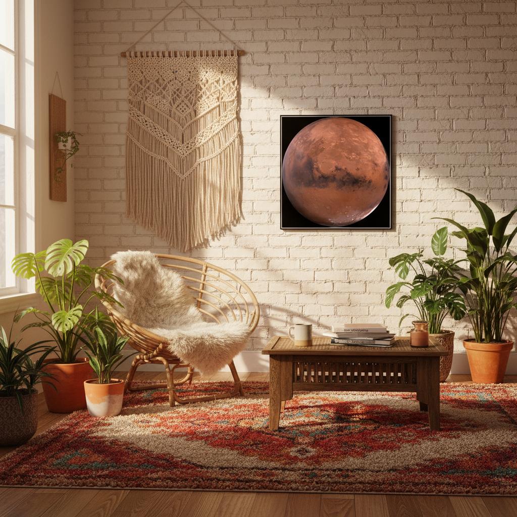 Mars - Aluminium Poster